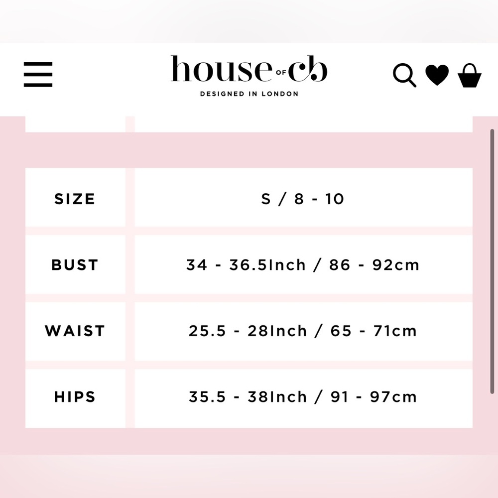 House of CB 'Una' Ruby Lace-Back Corset Satin Top Small - Picture 14 of 15